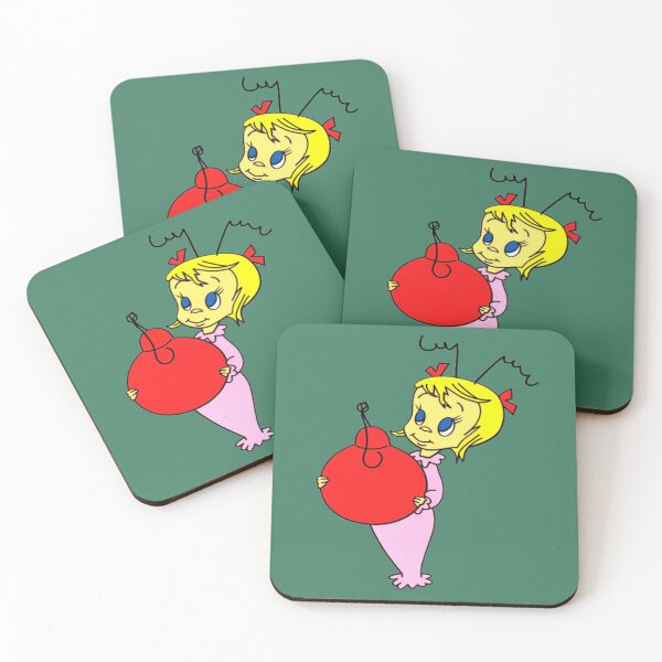 Cindy Lou Who Coasters (Set of 4)