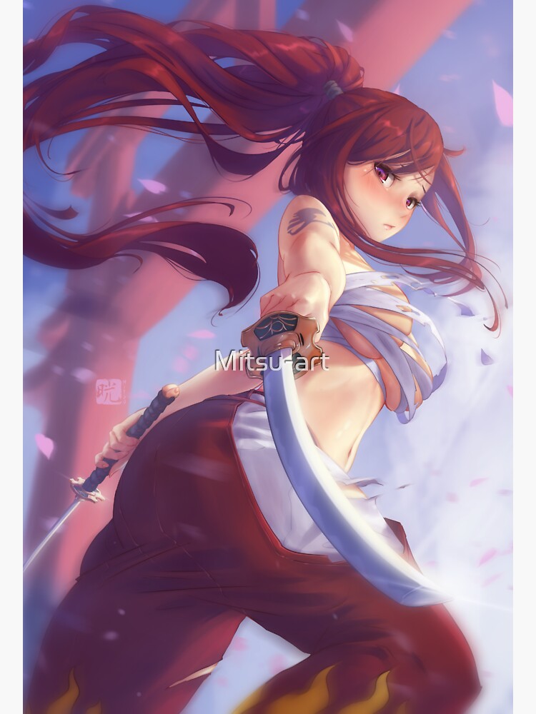 Erza Scarlet | Fairy tail by Mitsu-art