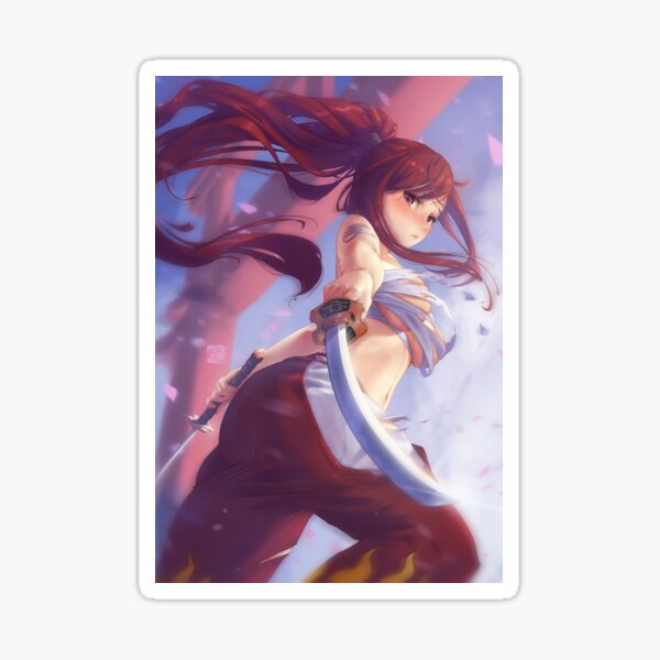 Erza Scarlet | Fairy tail Sticker