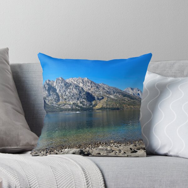 Item preview, Mountain Range Overlooking Lake designed and sold by Destined2Wander.