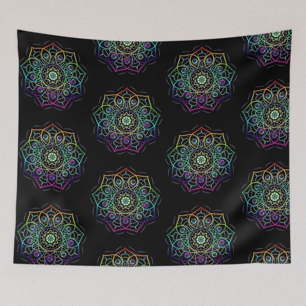 Item preview, rainbow mandala designed and sold by Looplk.