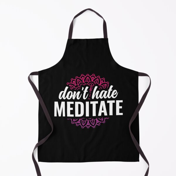 Item preview, Cita de Dont Hate Meditate Yoga y meditación - Rojo designed and sold by Arctique.