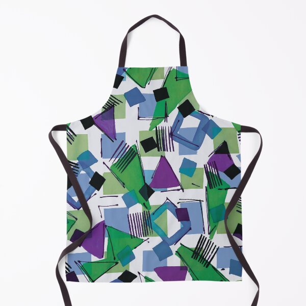 Item preview, Tossed Geometric in Blue, Green, and Purple designed and sold by Leslie Rogers Todder.