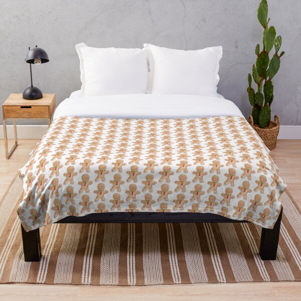 Ginger Cookies Racoon Throw Blanket
