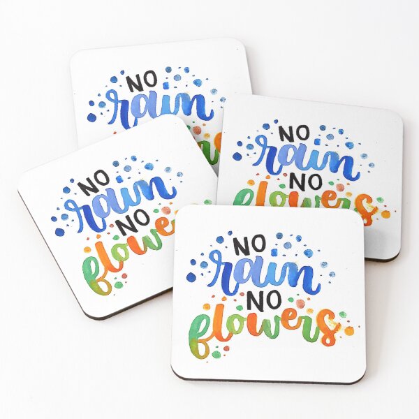 Item preview, No Rain No Flowers designed and sold by Monica Prado.