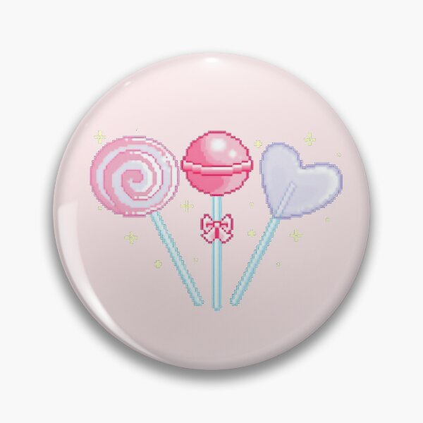 Item preview, Kawaii Pixel Art Sucker Lollipop Cute   designed and sold by optsw.