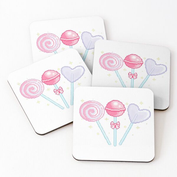 Item preview, Kawaii Pixel Art Sucker Lollipop Cute   designed and sold by optsw.