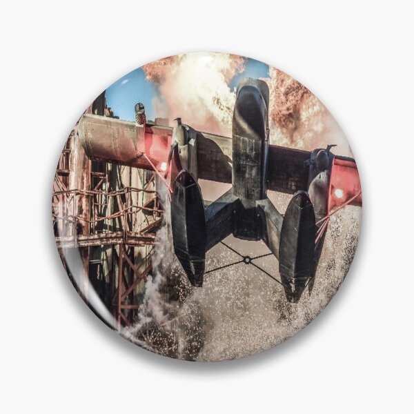 Item preview, Plane Bursting through Explosion. designed and sold by shirtdan.