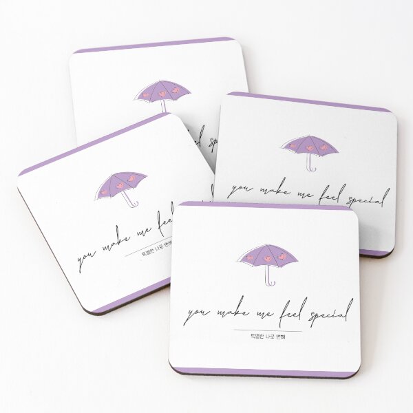 Item preview, FEEL SPECIAL Korean Valentine's Card | Heart Umbrella Sticker | Valentine's Day designed and sold by AREUMDOWNTOWN.