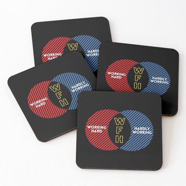 Item preview, Hardly Working - WFH designed and sold by nipsday.
