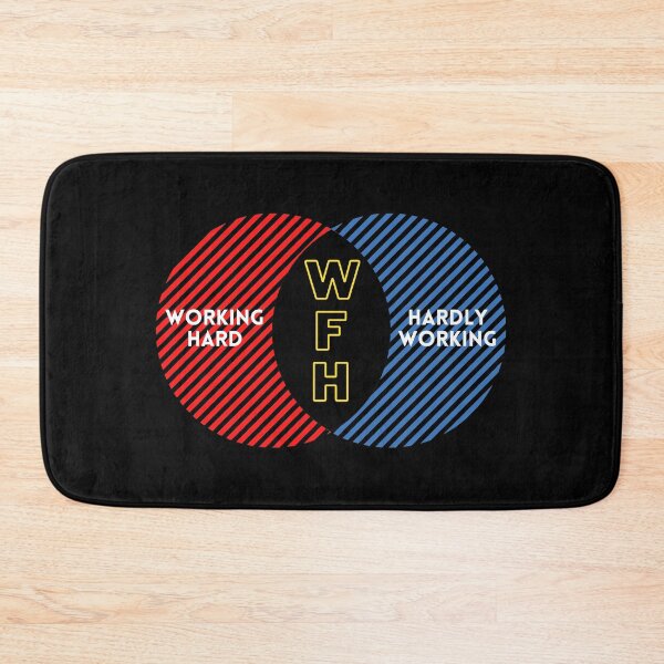 Item preview, Hardly Working - WFH designed and sold by nipsday.