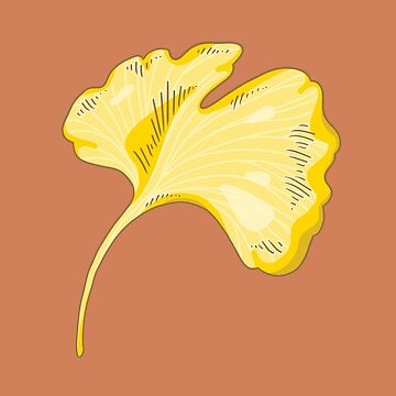 Artwork thumbnail, Ginkgo Biloba I by inking-green