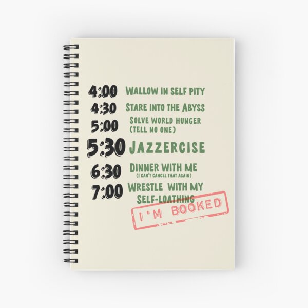 Booked for Holiday Spiral Notebook