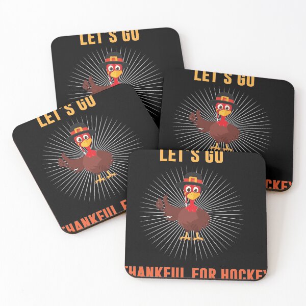 Item preview, Thankful for Hockey Funny Thanksgiving Hockey T-Shirt designed and sold by DesignerCrew.