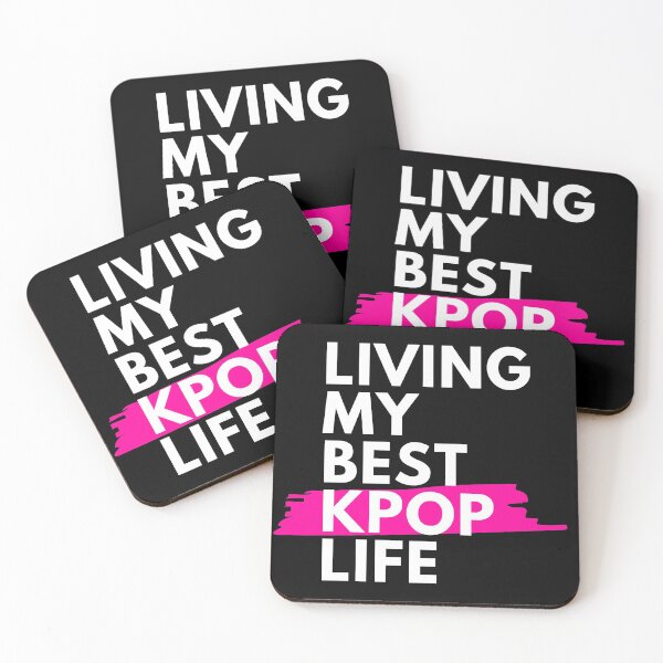 Item preview, Living my best kpop life - Pink designed and sold by Kpop Seoul Shop.
