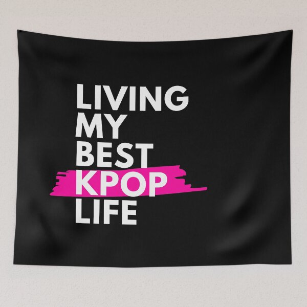 Item preview, Living my best kpop life - Pink designed and sold by Kpop Seoul Shop.