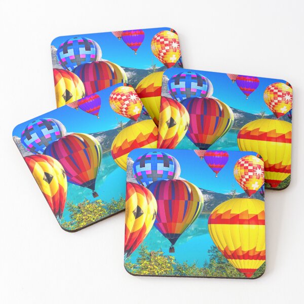 Item preview, Jigsaw Puzzle Hot Air Balloons Many Bright Colored Balloons 1000 piece jigsaw puzzle Adults designed and sold by StickerArtwork.