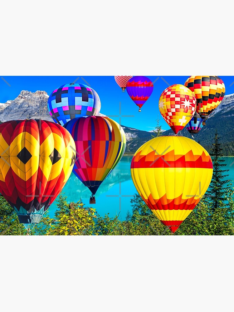 "Jigsaw Puzzle Hot Air Balloons Many Bright Colored Balloons 1000 piece jigsaw puzzle Adults ...