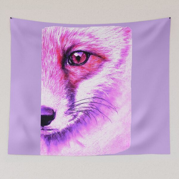 Item preview, pink fox designed and sold by THE AMERICAN TEEVANGELIST.