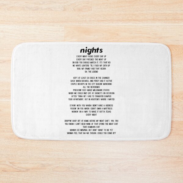 Item preview, Nights - Frank Ocean  designed and sold by claywalkr.