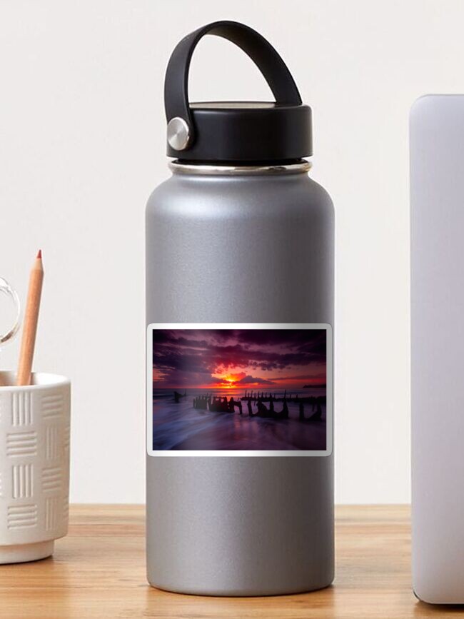 Thumbnail 1 of 3, Sticker, Caloundra Sunrise designed and sold by paulmp.