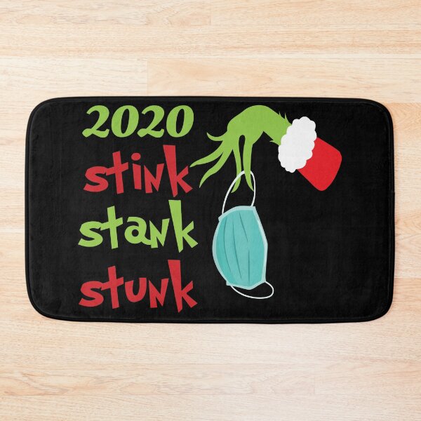Item preview, Stink stank stunk Christmas face mask  designed and sold by Jeny Lisa.