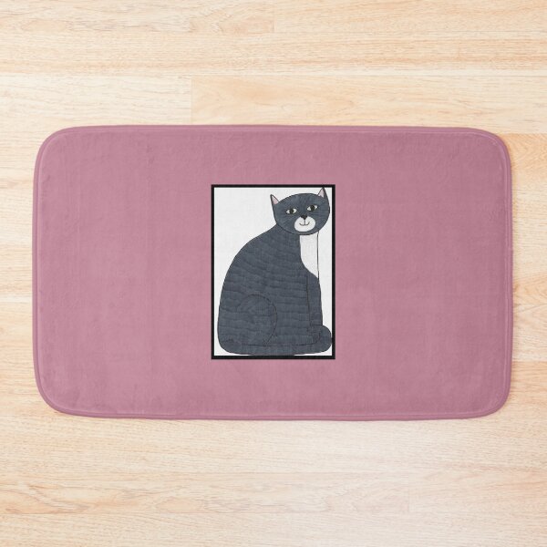 Item preview, Whimsical Sam Cat Sitting Portrait designed and sold by ErinBrieArt.