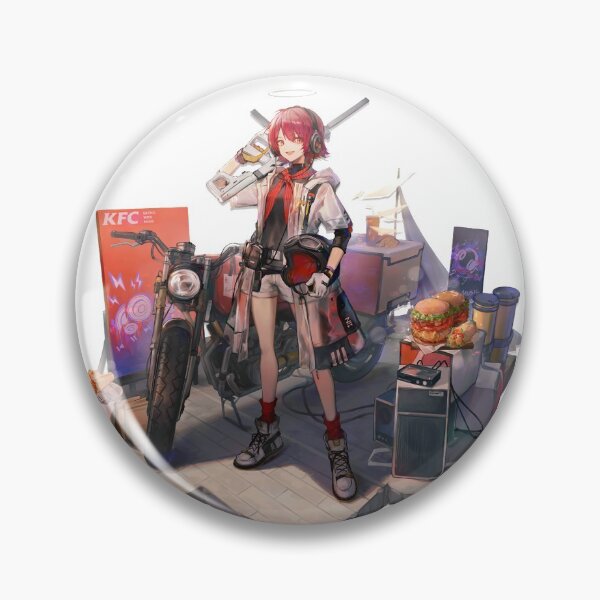 Aperçu de l'œuvre Skin pour Arknights Exusiai KFC créée et vendue par LEG-DAYS.