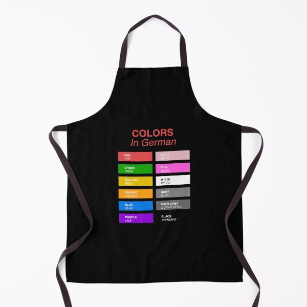 Item preview, German Colors - Colors in German designed and sold by HiddenVerb.