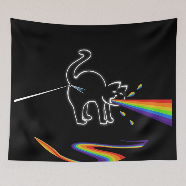 Item preview, dark side of the cat, dark side of the moon designed and sold by Jaime Brash.