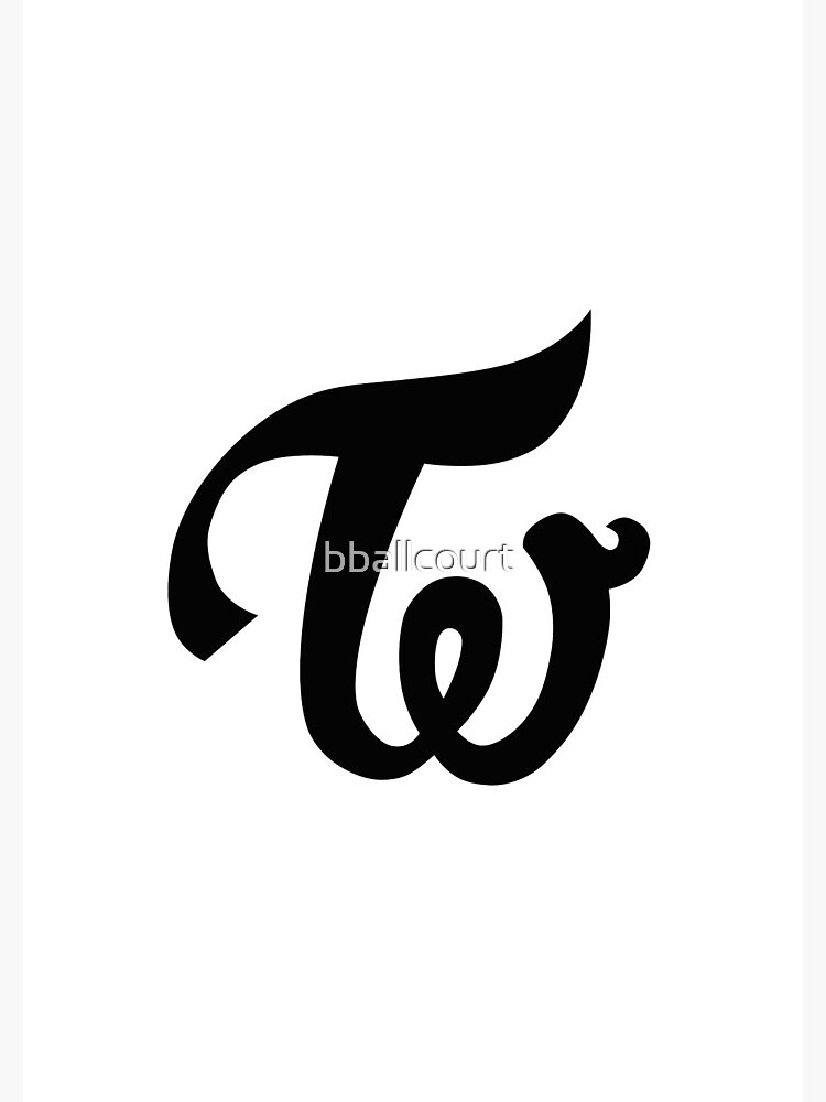 Twice - Logo - Black | Sticker