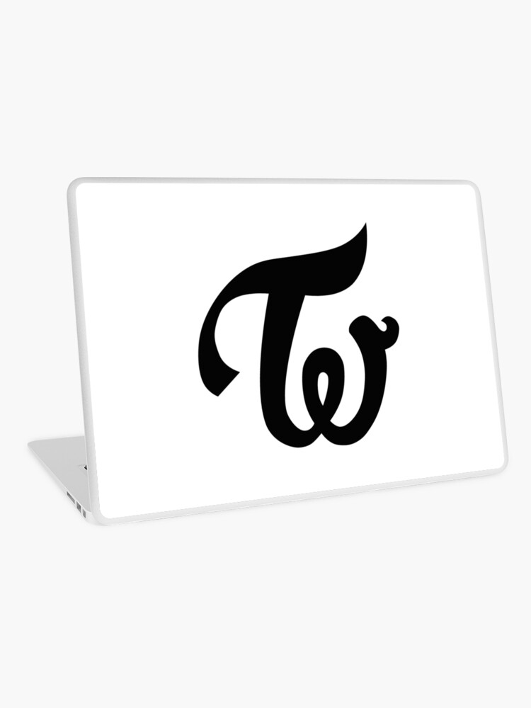 Twice Logo Black Laptop Skin For Sale By allcourt Redbubble