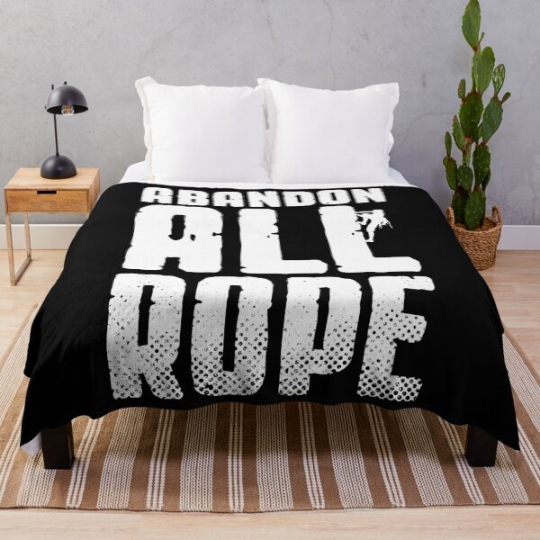Item preview, Free Solo Rock Climber Abandon All Rope designed and sold by GrandeDuc.