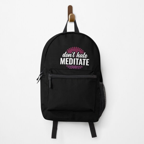 Item preview, Dont Hate Meditate Yoga and Meditation Funny - Red designed and sold by Arctique.