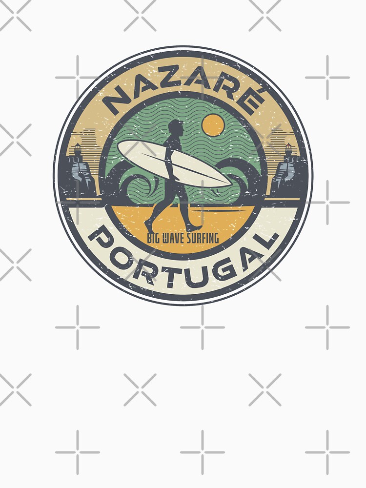 Thumbnail 3 von 3, Baseballshirt mit 3/4-Arm, Nazare, Portugal designt und verkauft von studio838.