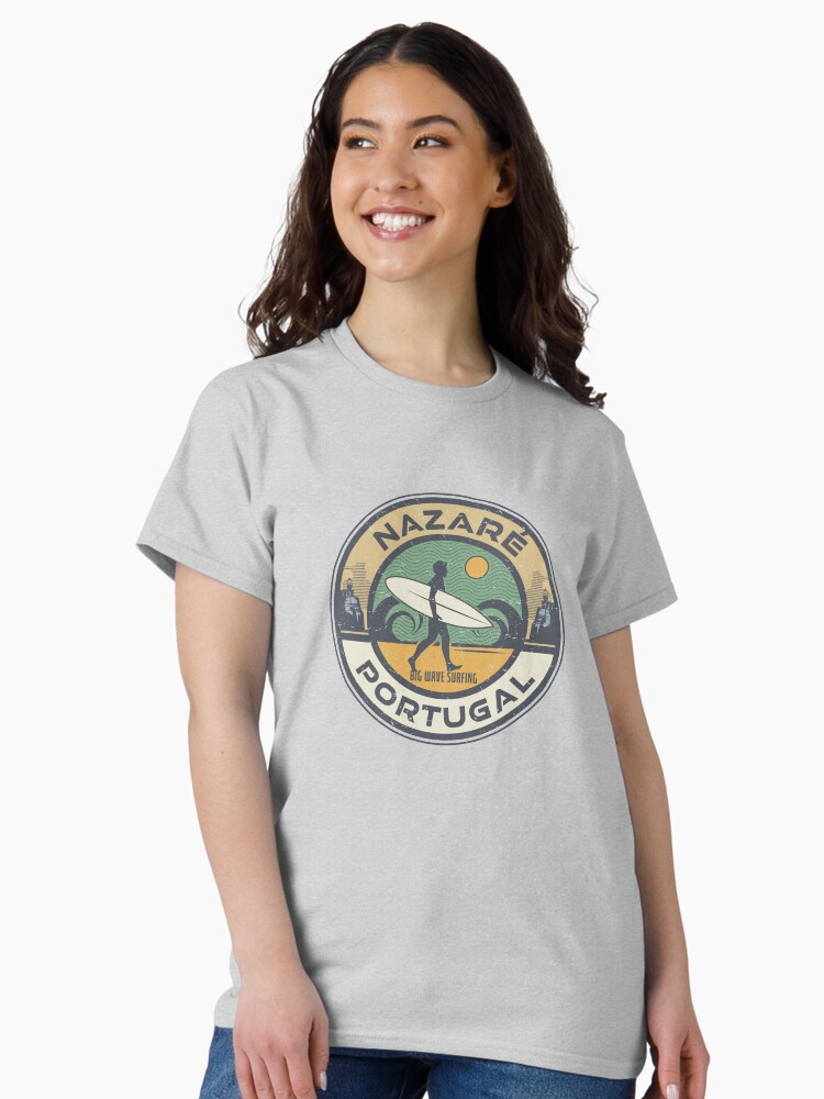 Thumbnail 2 von 7, Classic T-Shirt, Nazare, Portugal designt und verkauft von studio838.
