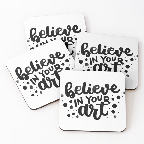 Item preview, Believe In Your Art Calligraphy  designed and sold by Monica Prado.