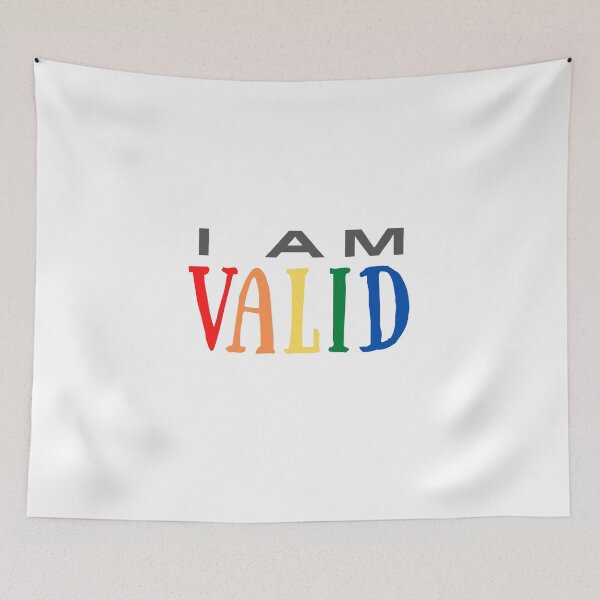 Item preview, I AM VALID | Self Affirmation designed and sold by throuplescorner.
