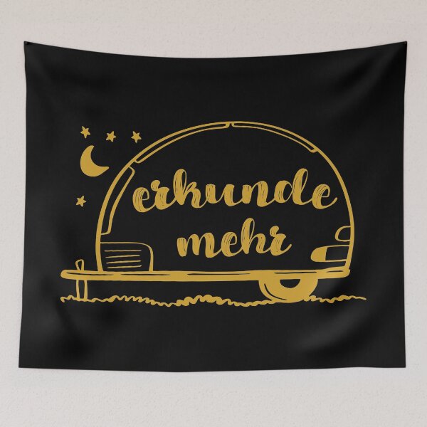 Item preview, Explore More | Camping Van at Night | German hiking designed and sold by Ainbowz-Artwork.