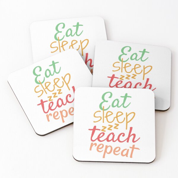 Item preview, Eat sleep teach repeat designed and sold by Superarm.