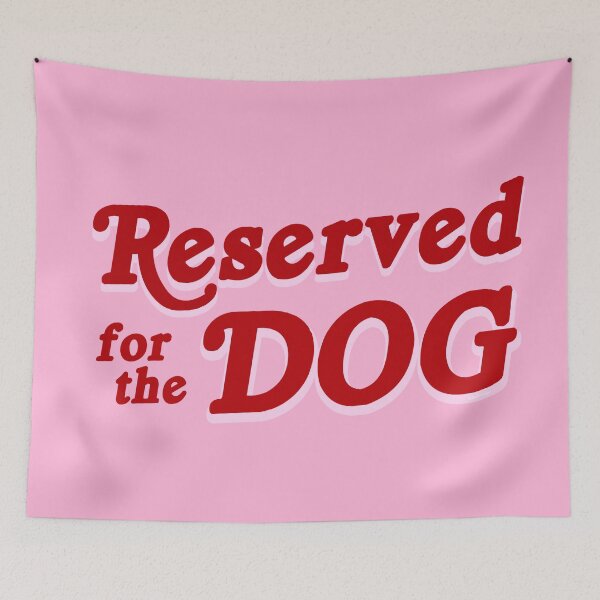 Item preview, Dog lovers pillow or throw in pink and red. designed and sold by lozchai.