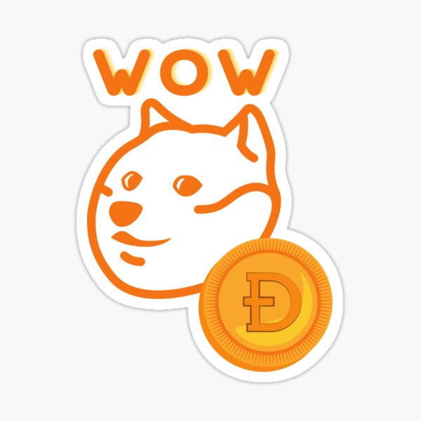 Vista previa del artículo con la obra «WOW TAL DOGECOIN MUCH DOGE WOW», diseñado y vendido por shirtswithsass.