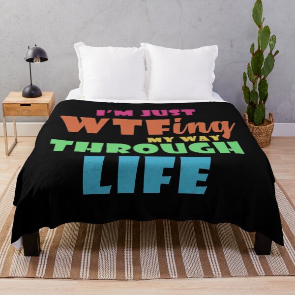 Item preview, I'm Just WTF ing My Way Through Life designed and sold by Catsloversdotme.