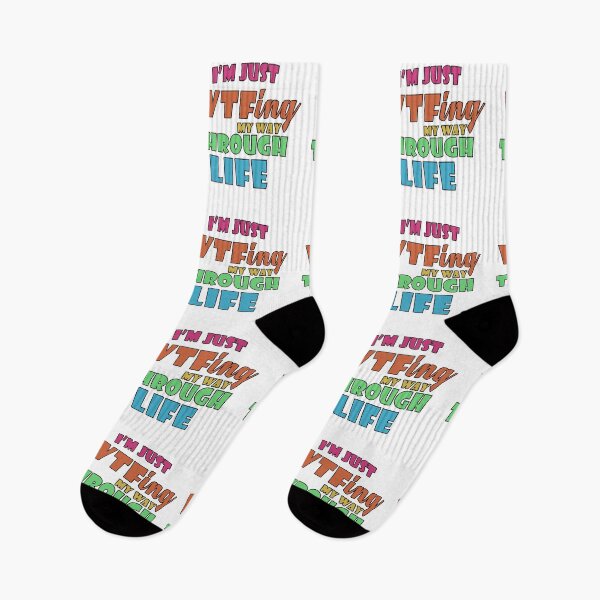 Item preview, I'm Just WTF ing My Way Through Life designed and sold by Catsloversdotme.
