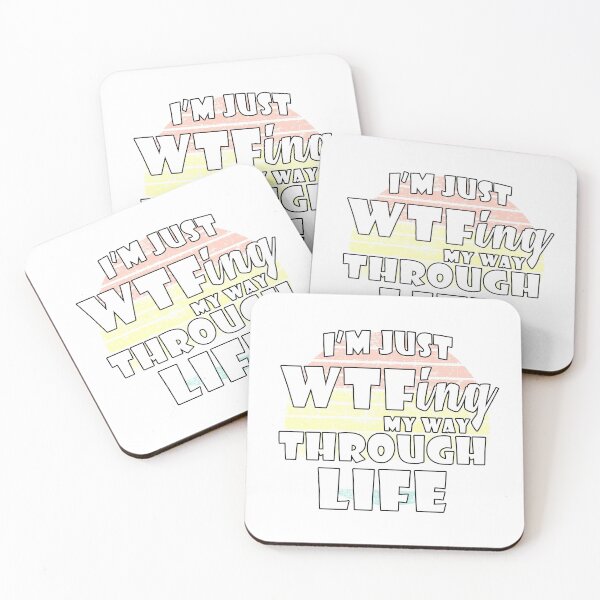 Item preview, I'm Just WTF ing My Way Through Life designed and sold by Catsloversdotme.