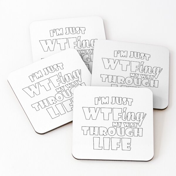 Item preview,  I'm Just WTF ing My Way Through Life designed and sold by Catsloversdotme.