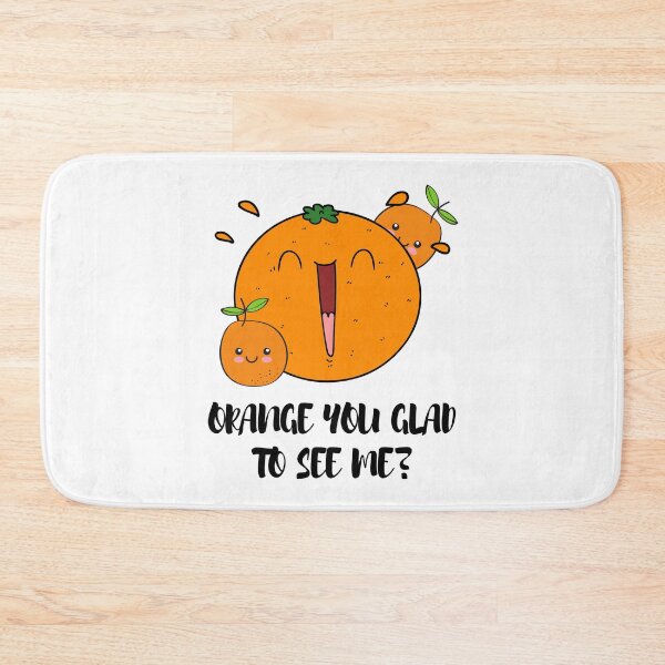 Item preview, Cute fruit: "Orange you glad to see me" designed and sold by Digibee.