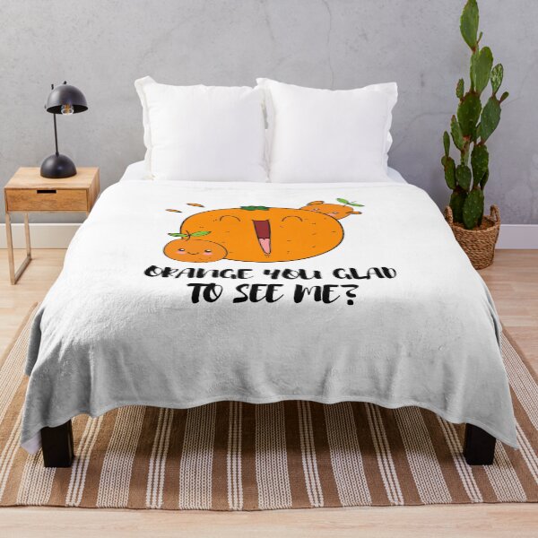 Item preview, Cute fruit: "Orange you glad to see me" designed and sold by Digibee.