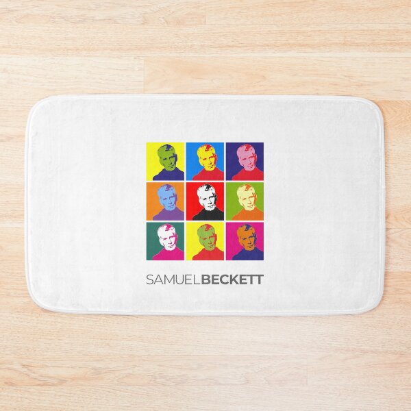 Item preview, Samuel Beckett pop-art portrait poster designed and sold by CMYKStudio.
