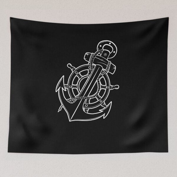 Item preview, Sailboat Anchor Vintage for Boater and Sailors designed and sold by Cedinho.